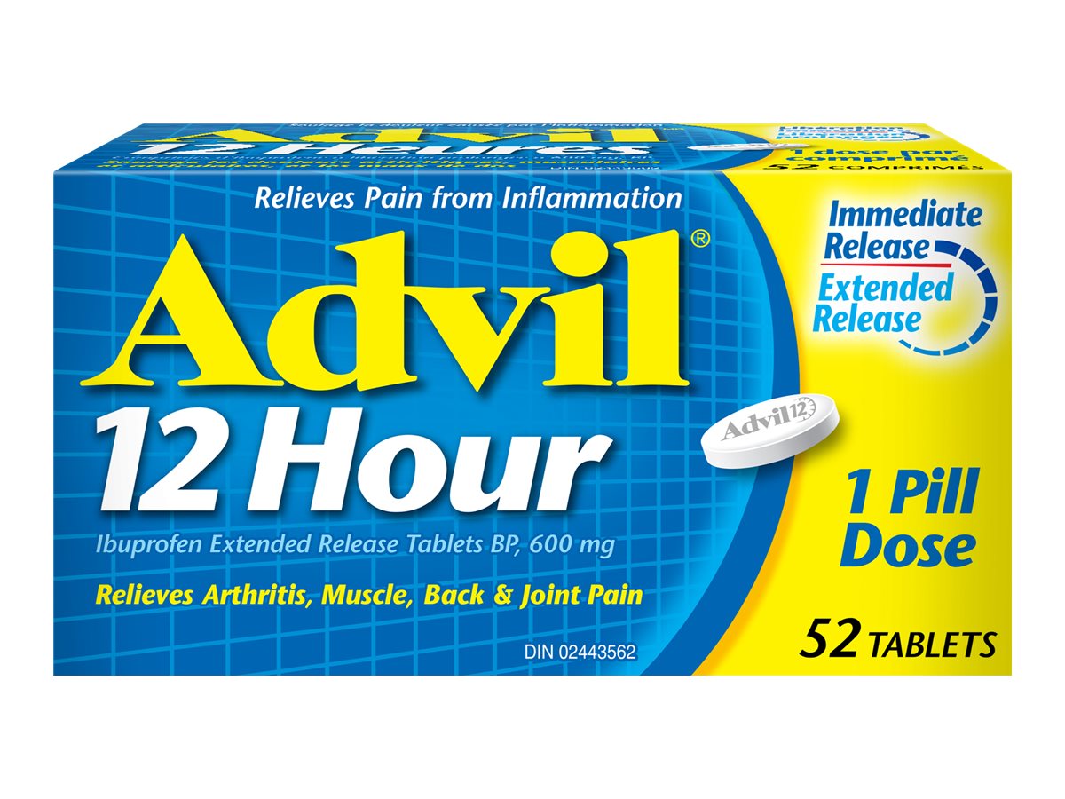 Advil 12 Hour Tablets - 600mg - 52s 