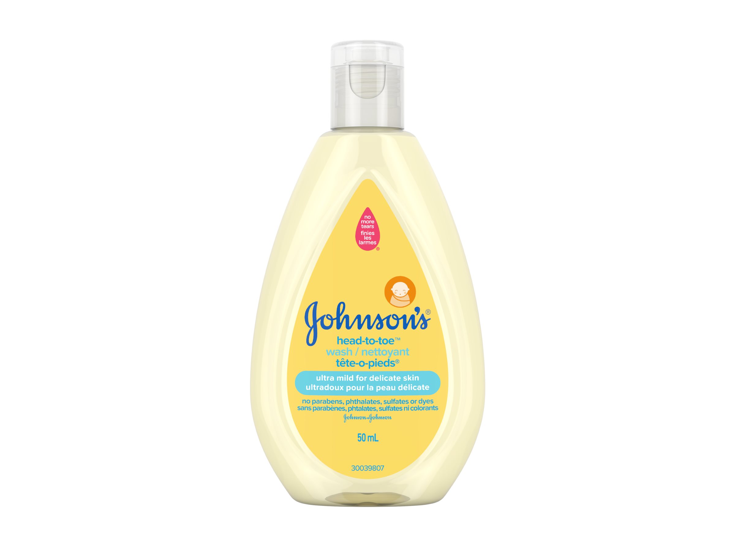 Johnson's Head-To-Toe No More Tears Baby Body Wash - 50ml