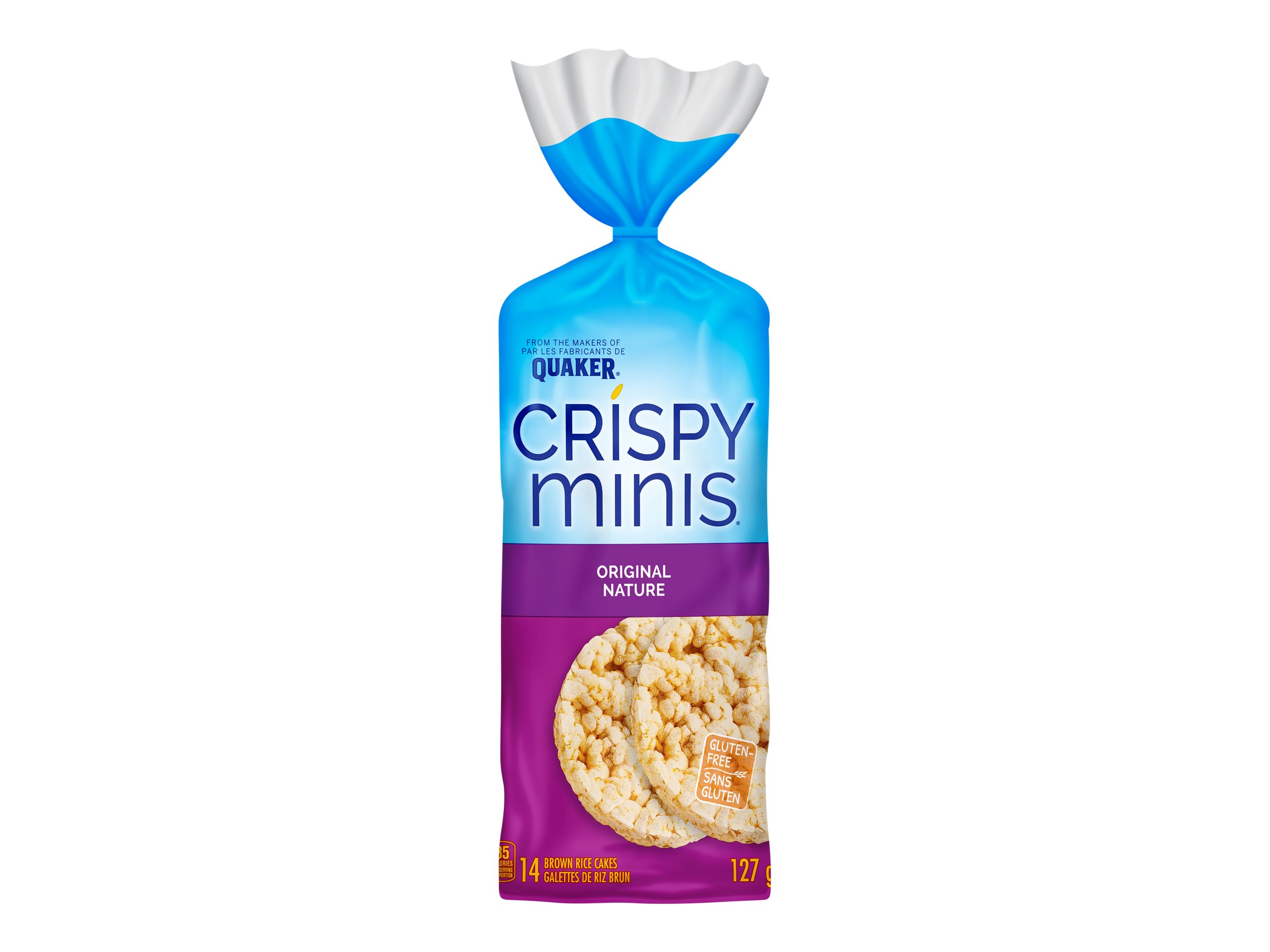 Quaker Crispy Minis Rice Cakes - Original - 127g 1 Quaker Crispy Minis Rice Cakes - Original - 127g