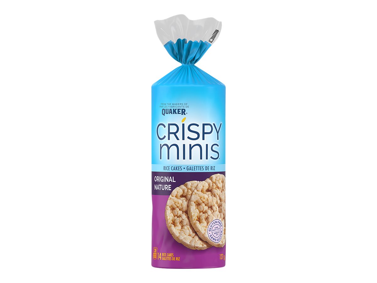 Quaker Crispy Minis Rice Cakes - Original - 127g 2 Quaker Crispy Minis Rice Cakes - Original - 127g