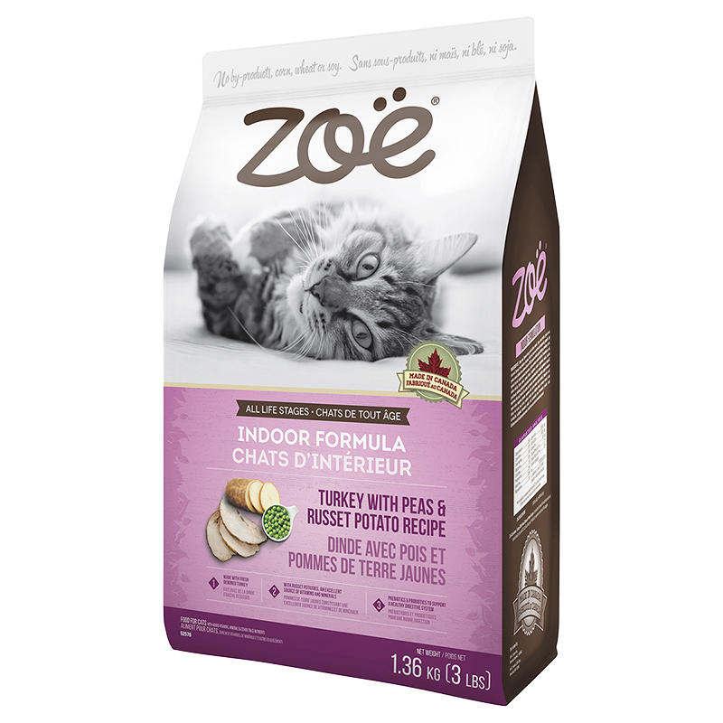 Zoe Cat Indoor Cat Food - Turkey - 1.3kg