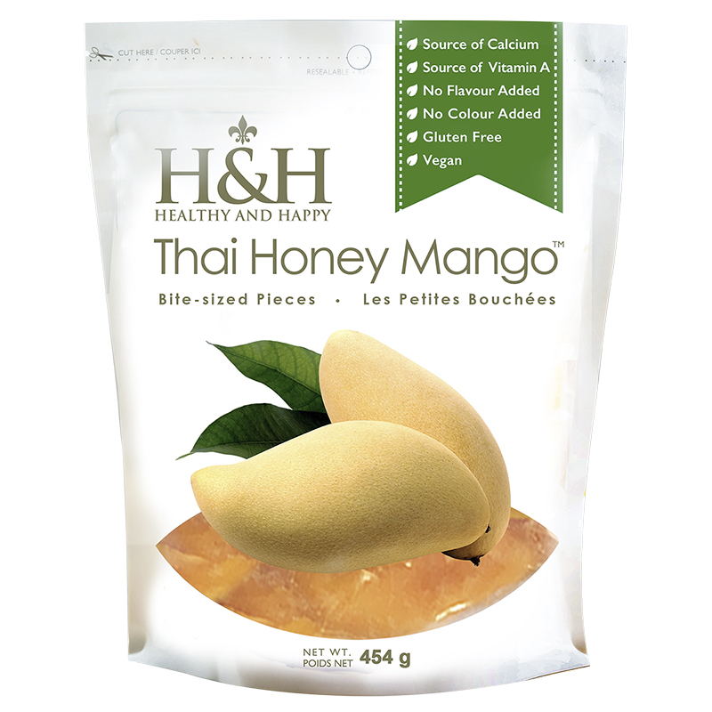 Healthy and Happy Thai Honey Mango Bites - 454g 1 Healthy and Happy Thai Honey Mango Bites - 454g