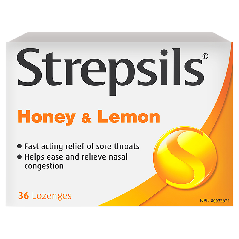 Strepsils Lozenges - Honey & Lemon - 36s 1 Strepsils Lozenges - Honey & Lemon - 36s