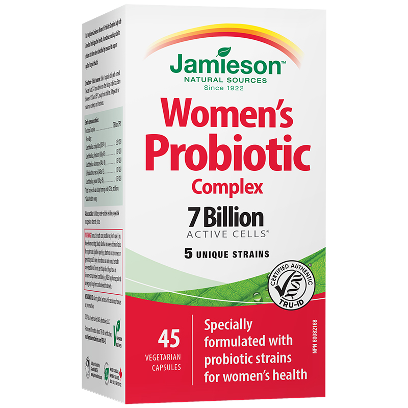 Jamieson Women's Probiotic Complex - 7 Billion Active Cells - 45s 1 Jamieson Women's Probiotic Complex - 7 Billion Active Cells - 45s