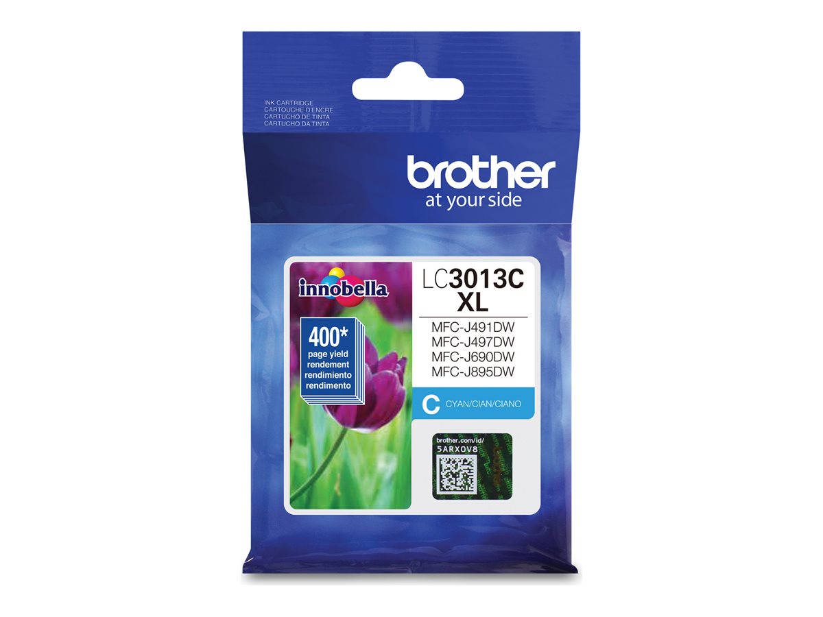 Brother LC3013 High Yield Ink Cartridge - Cyan - LC3013CS