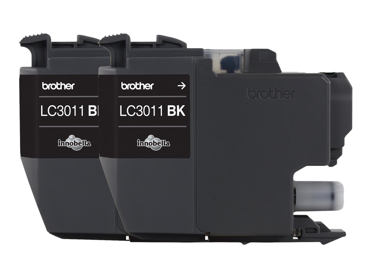 Brother LC30112 Ink Cartridge - Black - LC30112PKS - 2 pack