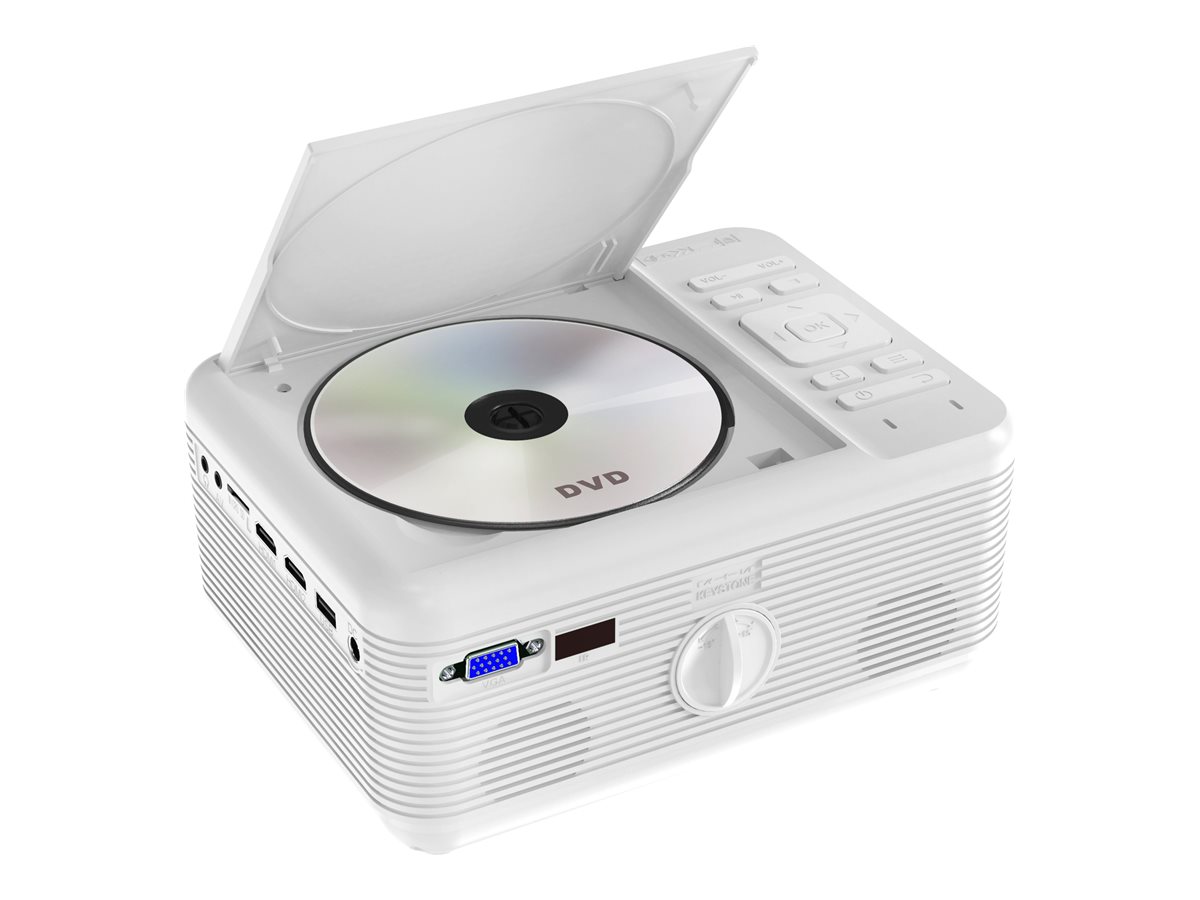 RCA WVGA LCD Projector with DVD Player - White - RPJ140 6 RCA WVGA LCD Projector with DVD Player - White - RPJ140