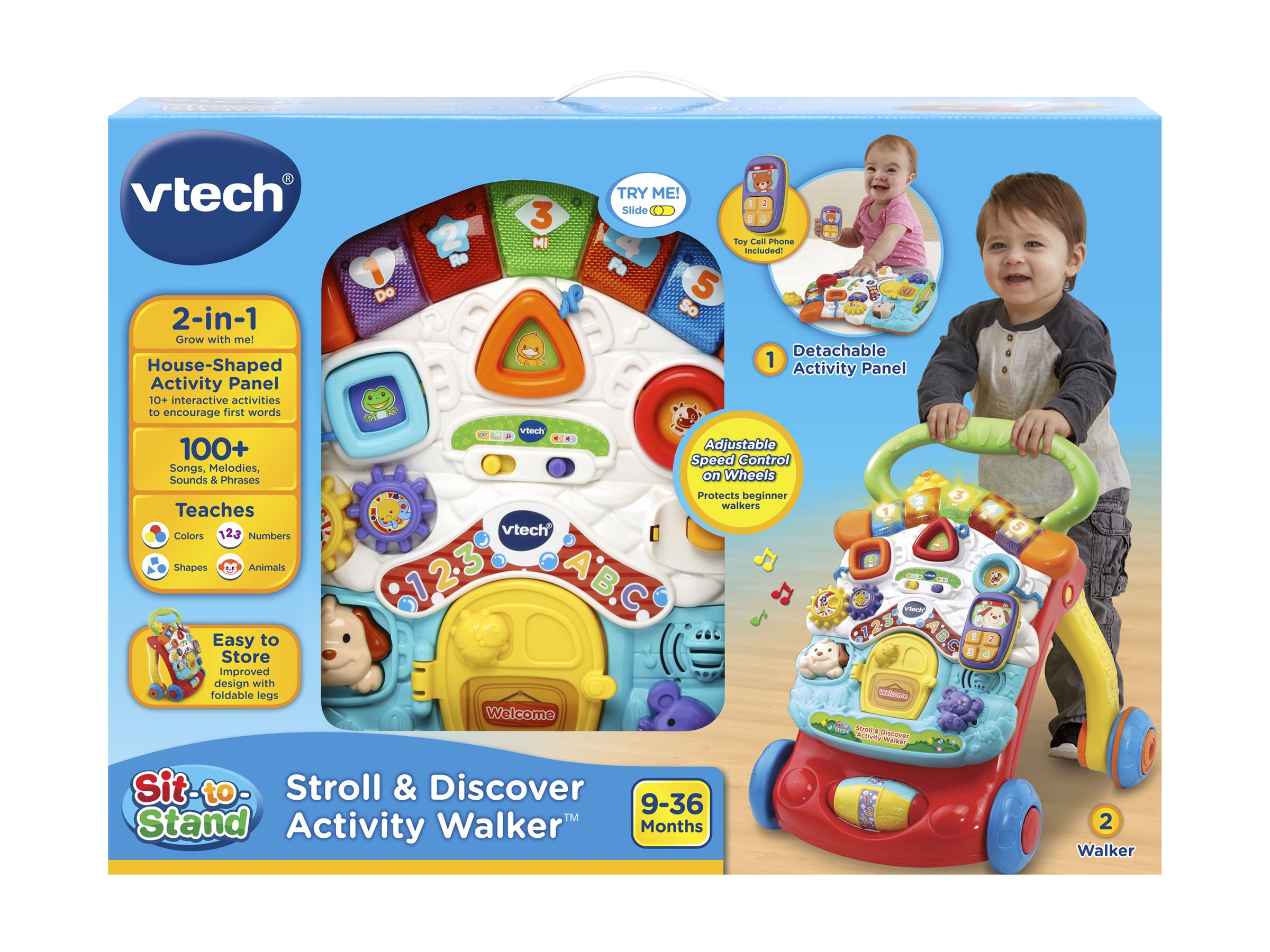 VTech Sit-to-Stand Stroll & Discover Activity Walker - 9-36 months