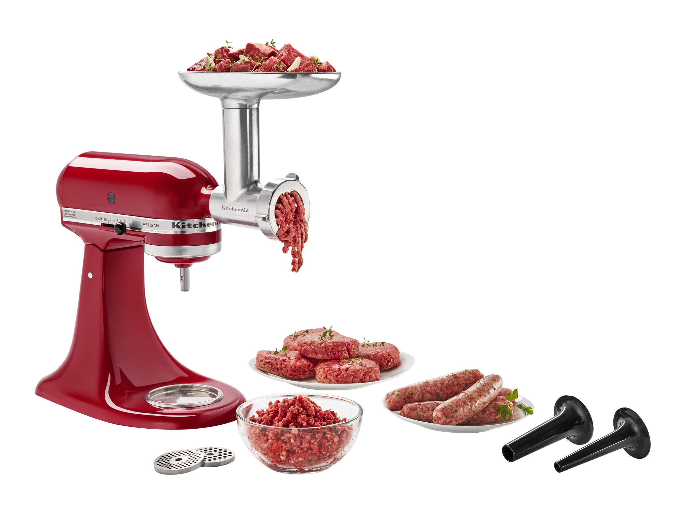 KitchenAid Meat Grinder Attachment - KSMMGA 2 KitchenAid Meat Grinder Attachment - KSMMGA