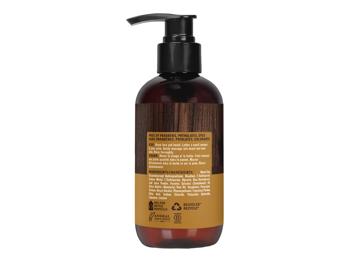 Every Man Jack Beard and Face Wash - Sandalwood - 200ml 3 Every Man Jack Beard and Face Wash - Sandalwood - 200ml