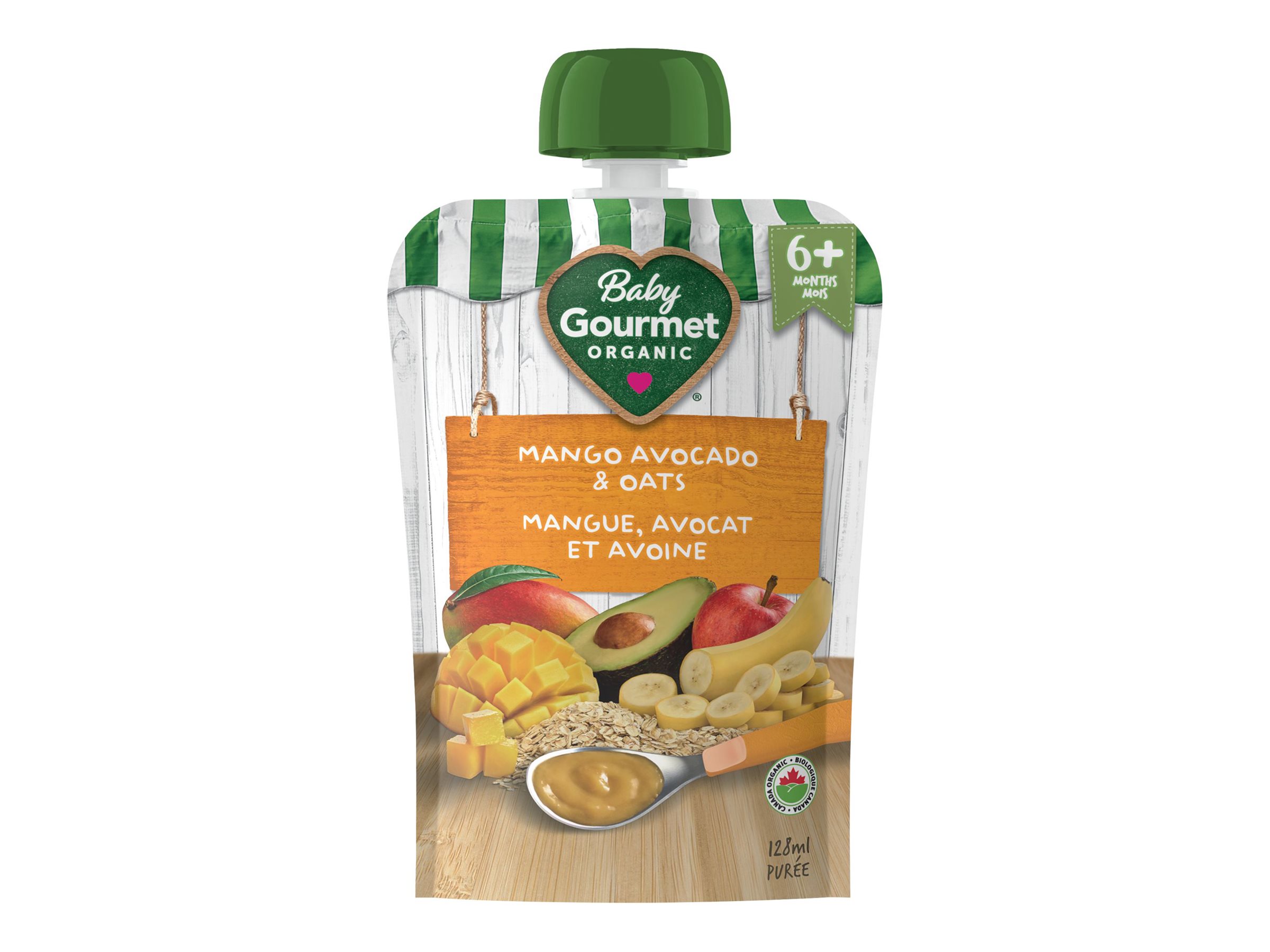 Baby Gourmet Baby Food - Mango Avocado &amp; Oats - 128ml