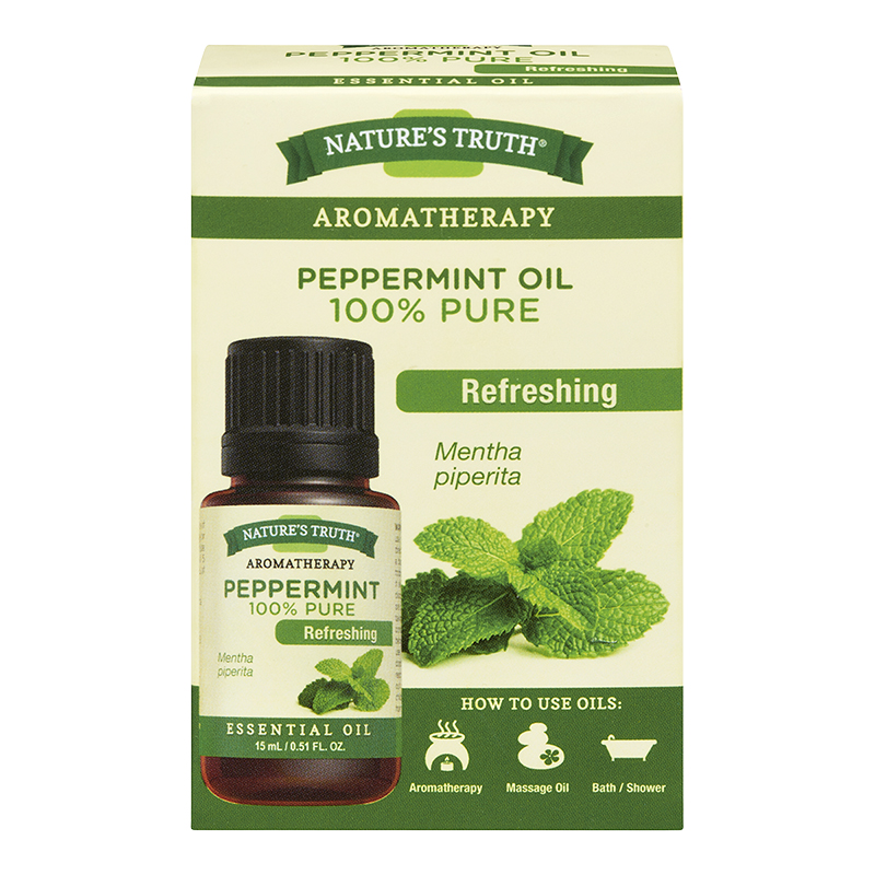 Nature's Truth Aromatherapy 100% Pure Essential Oil - Peppermint - 15ml 1 Nature's Truth Aromatherapy 100% Pure Essential Oil - Peppermint - 15ml