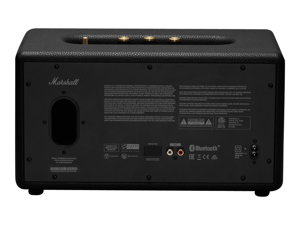 Marshall Stanmore II Bluetooth Speaker - Black - 1002485 - Open Box or Display Models Only 6 Marshall Stanmore II Bluetooth Speaker - Black - 1002485 - Open Box or Display Models Only