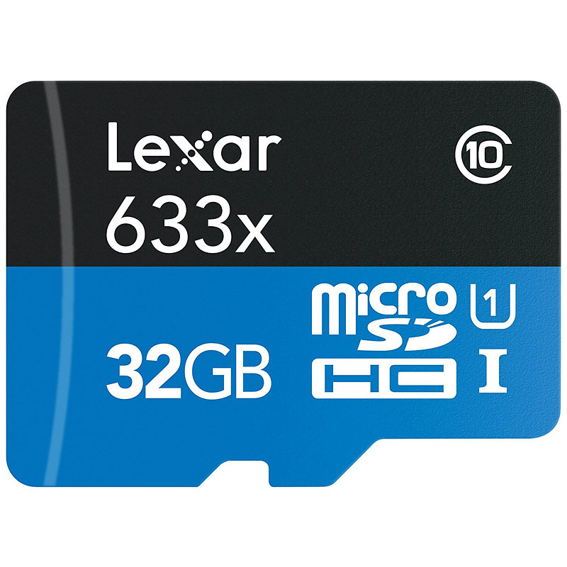 Lexar High-Performance 633x MicroSD Card - 32GB - LSDMI32GBBNL633A 1 Lexar High-Performance 633x MicroSD Card - 32GB - LSDMI32GBBNL633A