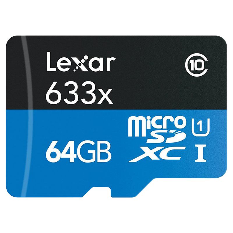 Lexar High-Performance 633x MicroSD Card - 64GB - LSDMI64GBBNL633A 1 Lexar High-Performance 633x MicroSD Card - 64GB - LSDMI64GBBNL633A