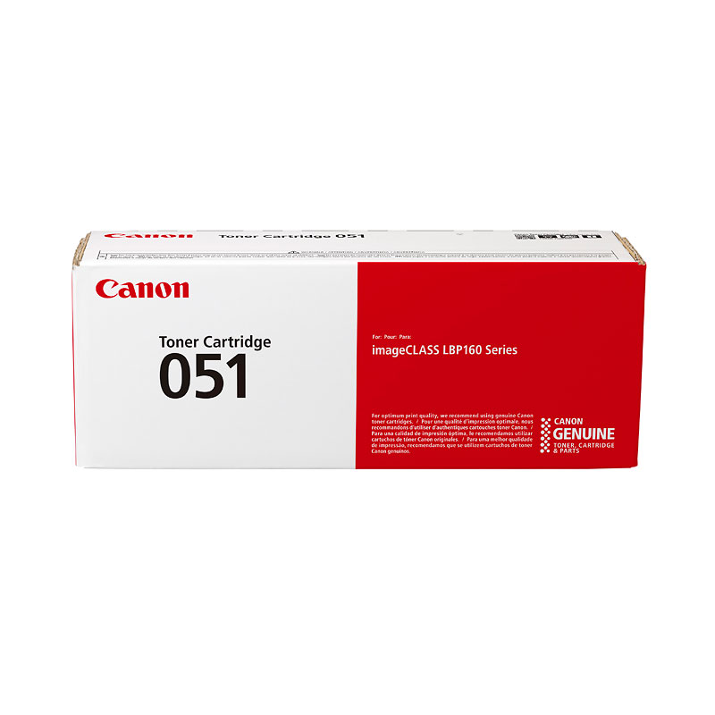 Canon 051 Toner Cartridge - Black - 2168C001 1 Canon 051 Toner Cartridge - Black - 2168C001