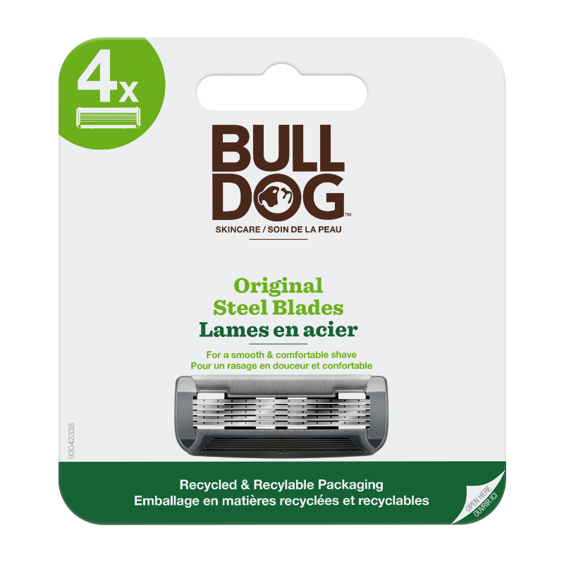 Bulldog Skincare for Men Original Steel Blades - 4s 1 Bulldog Skincare for Men Original Steel Blades - 4s