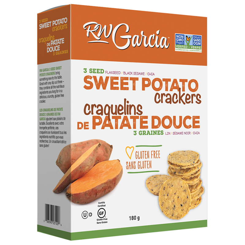 RW Garcia Crackers - Sweet Potato - 180g 1 RW Garcia Crackers - Sweet Potato - 180g