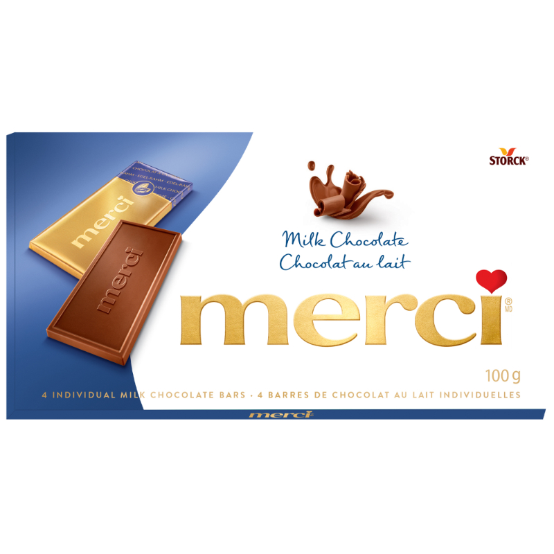 Merci Chocolate - Milk Chocolate - 100g 1 Merci Chocolate - Milk Chocolate - 100g