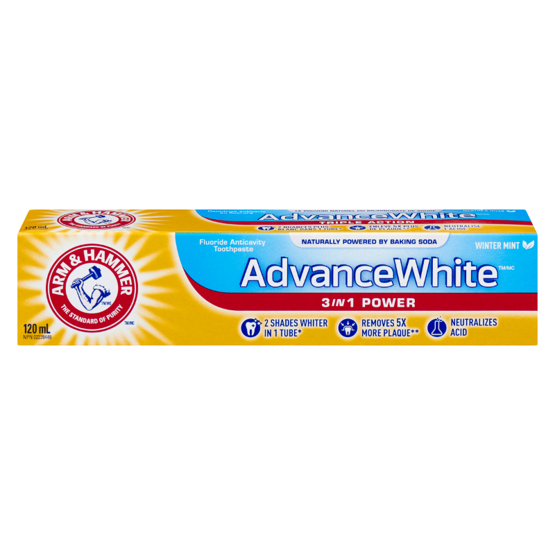 Arm &amp; Hammer Extra Whitening Advance White 3-in-1 Power - 120ml