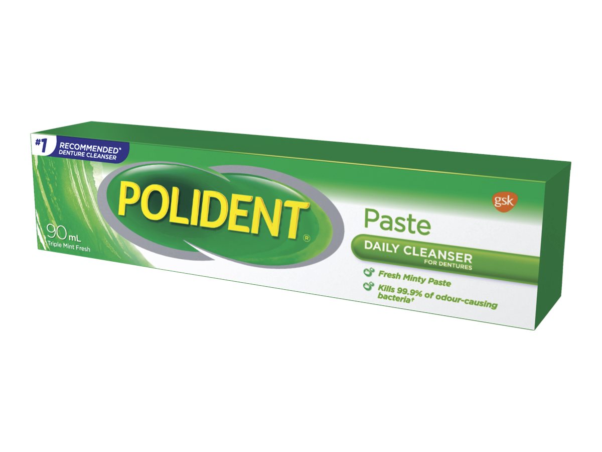 Polident Denture Cleanser Paste - Mint Fresh - 90ml 1 Polident Denture Cleanser Paste - Mint Fresh - 90ml