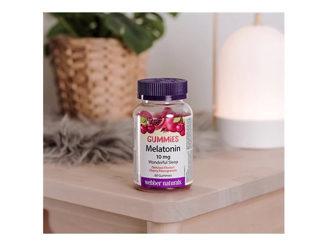 Webber Naturals Melatonin Gummies - 10mg - 60's 2 Webber Naturals Melatonin Gummies - 10mg - 60's
