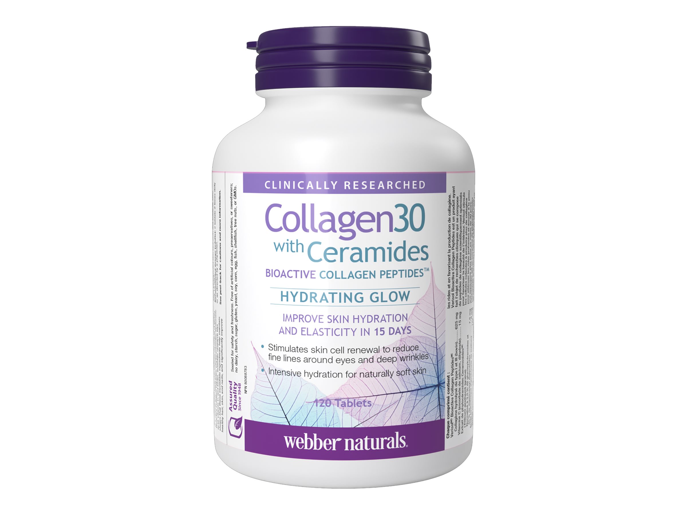 Webber Naturals Collagen30 with Ceramides Tablets - 120's 1 Webber Naturals Collagen30 with Ceramides Tablets - 120's