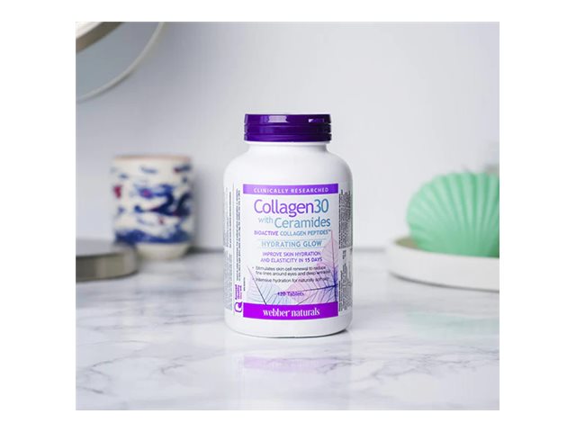 Webber Naturals Collagen30 with Ceramides Tablets - 120's 3 Webber Naturals Collagen30 with Ceramides Tablets - 120's