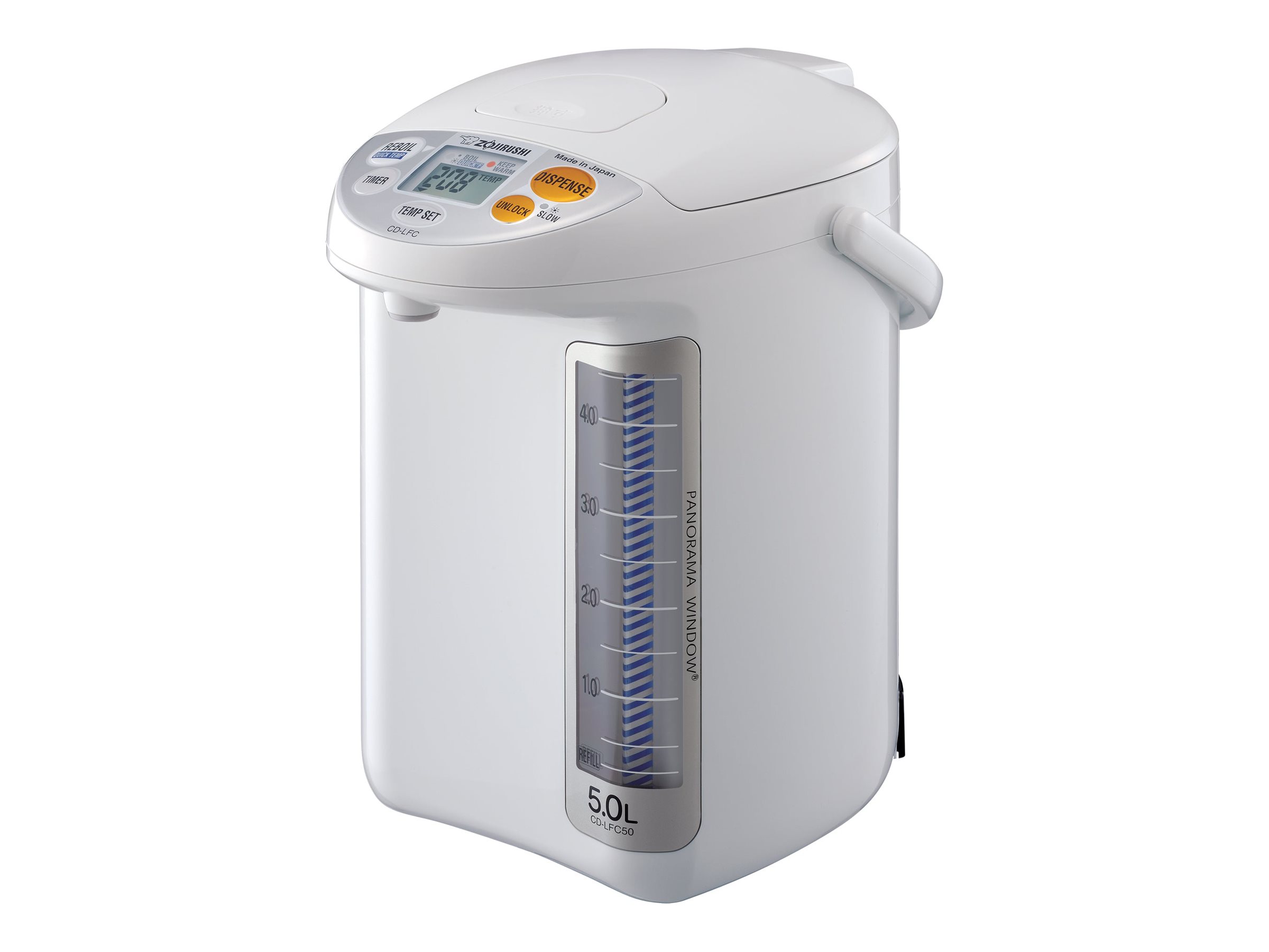 Zojirushi Panorama Window Micom Hot Water Dispenser - 5L - White - CD-LFC50WA